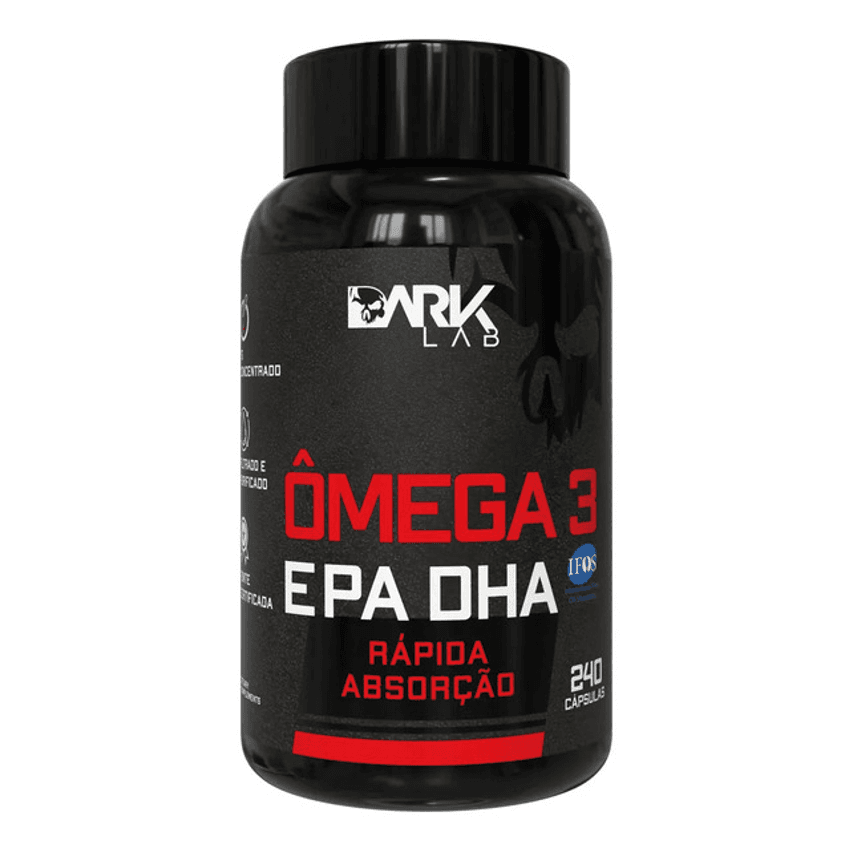 Ômega 3 Epa Dha 240 Cápsulas Dark Lab Sem Sabor
