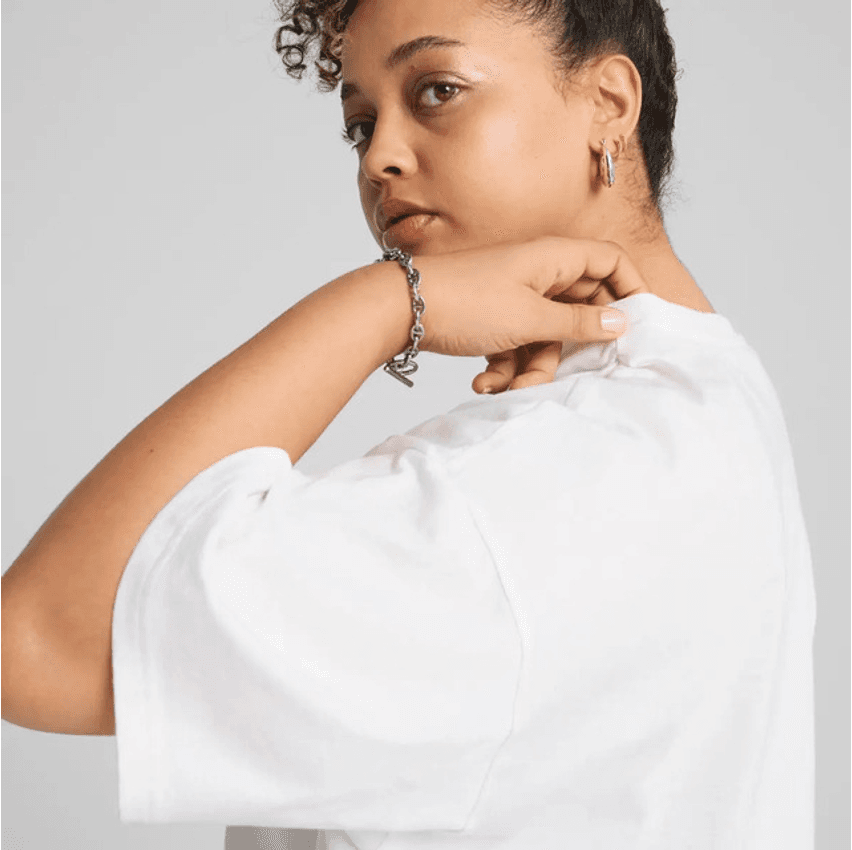 Camiseta Ess Relaxed Tee Puma White Lobo M Lisa