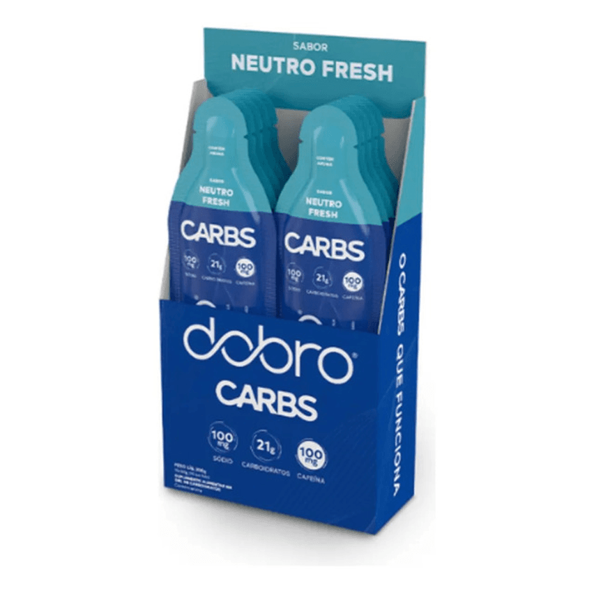 Carbs Gel Dobro Sabor Neutro Fresh Com Cafeína