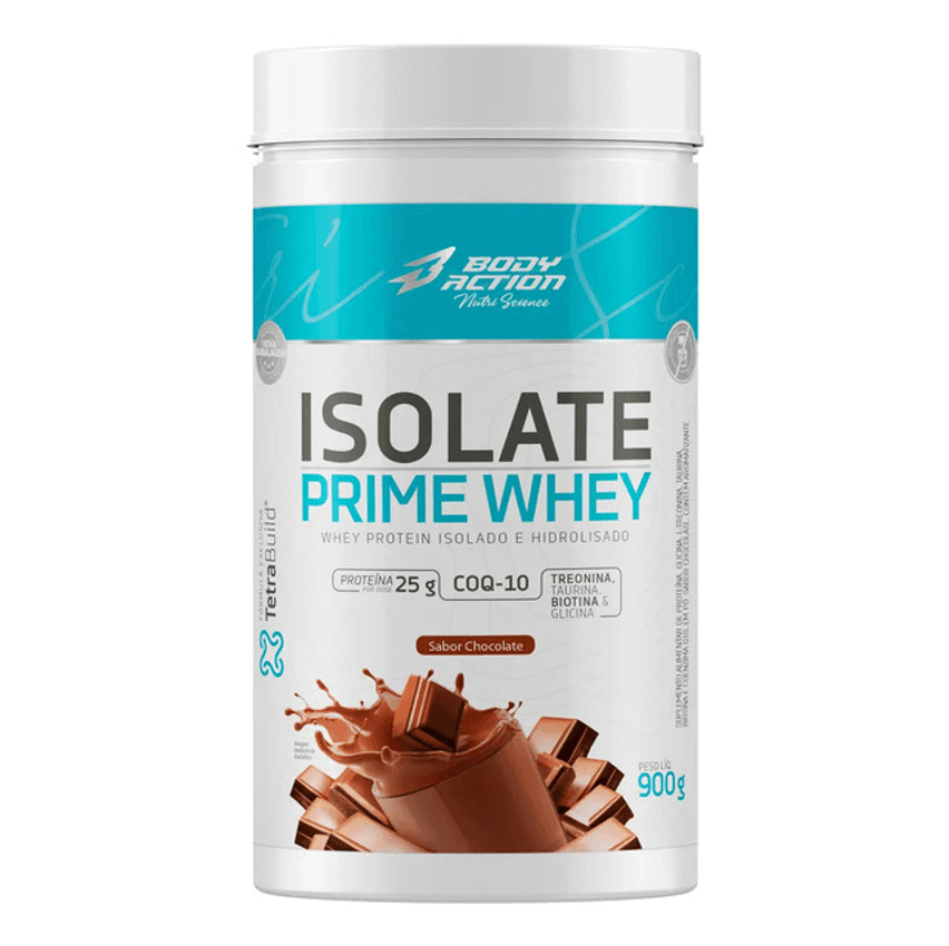 Isolate Prime Whey 900g - Sabor Chocolate - Body Action
