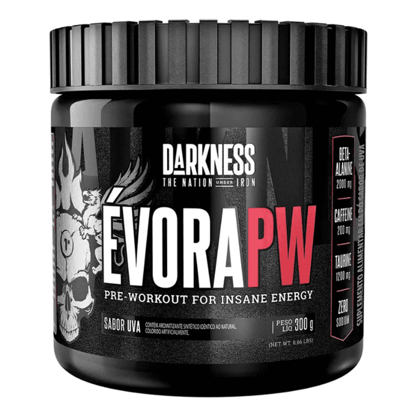 Pré Treino Évora Pw Darkness Uva 300g Integralmédica